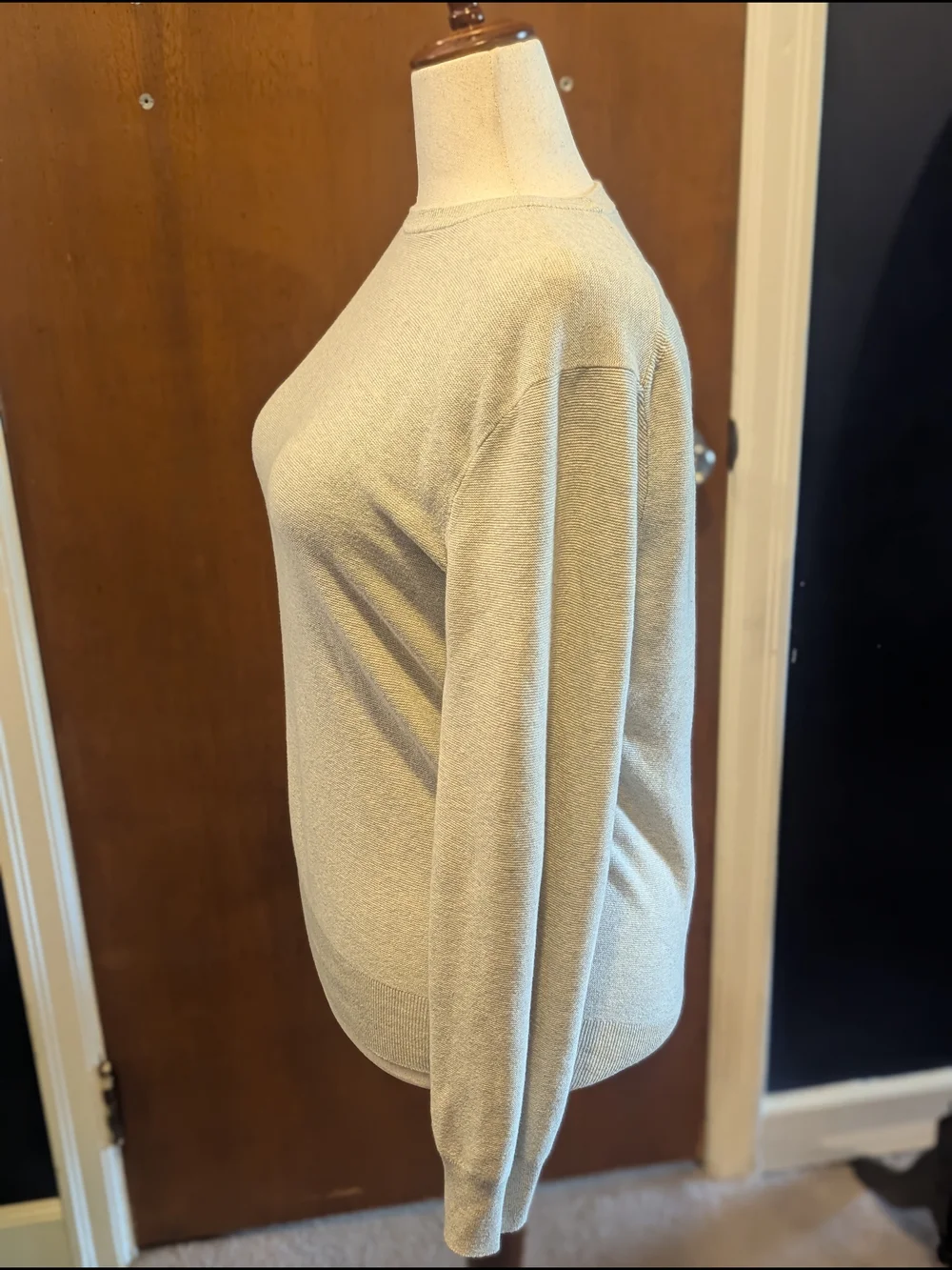 J. Crew Light Beige Crewneck Sweater